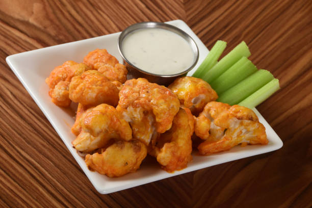 istock Vegetarian Buffalo Cauliflower Bites 1124740745