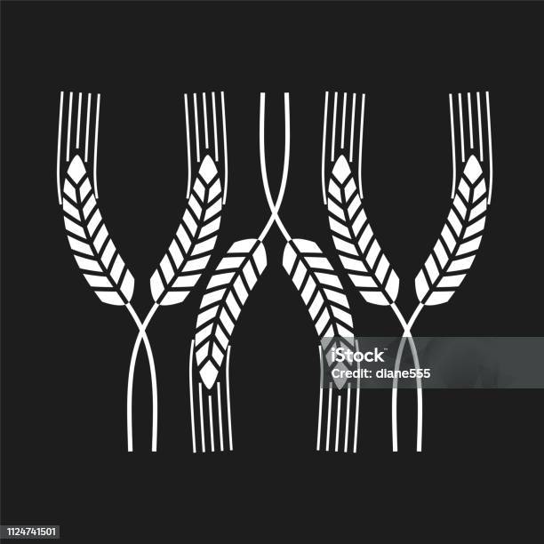 Wheat Design Element Stock Illustration - Download Image Now ...