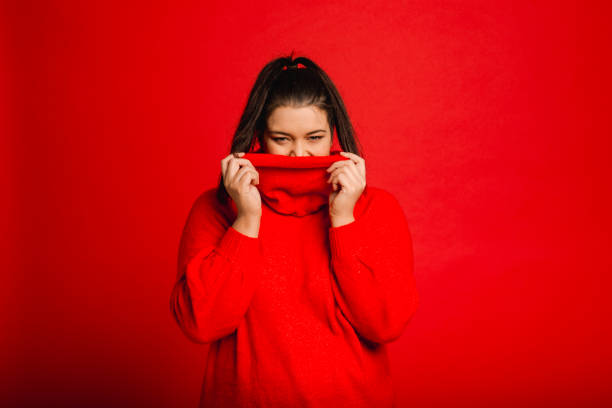 istock Shy Young Woman 1124744455