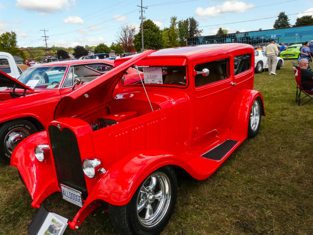 ビンテージ希少車の展覧会 - rarity ストックフォトと画像