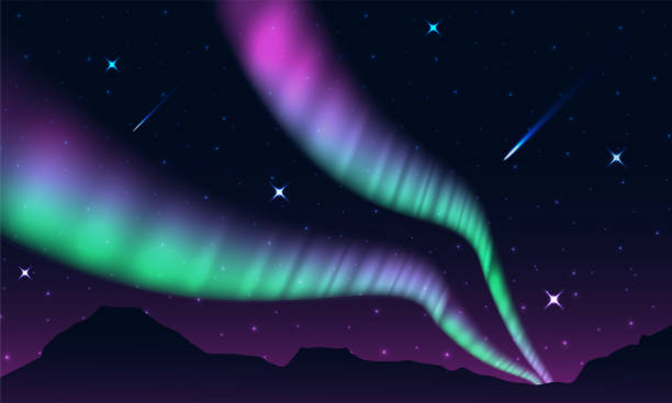 istock aurora,polar lights,northern lights or southern lights is a natural light display in the Earth's sky, 1124747147