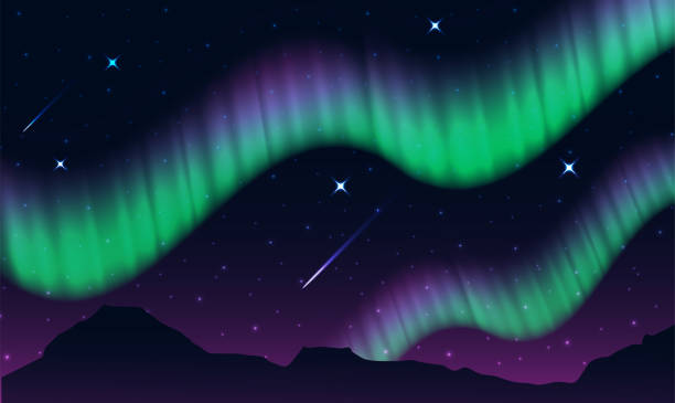 istock aurora,polar lights,northern lights or southern lights is a natural light display in the Earth's sky, 1124747149