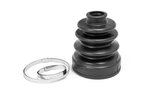 istock Drive shaft boot on white background, Car Spare part. 1124747721