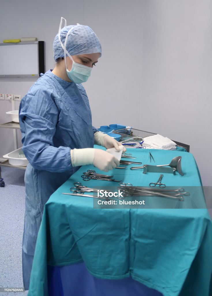 Operating Room Rn Nurse And Operating Room Stock Photo - Download Image Now - Abdomen ...