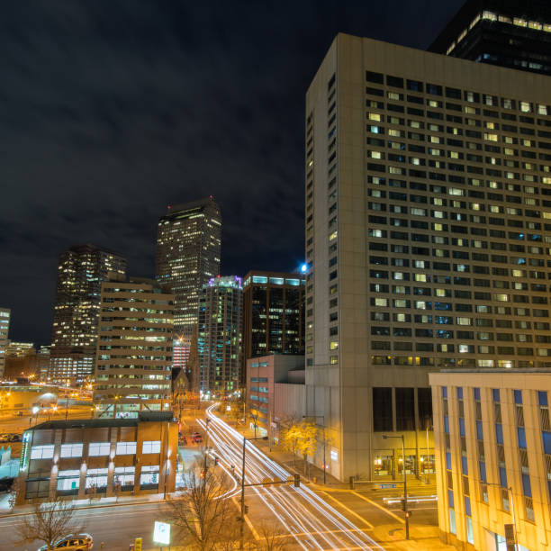 istock Denver Colorado at night 1124754413