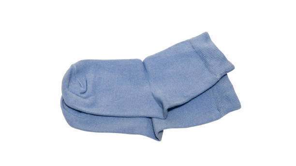 istock pair of blue socks 1124754550
