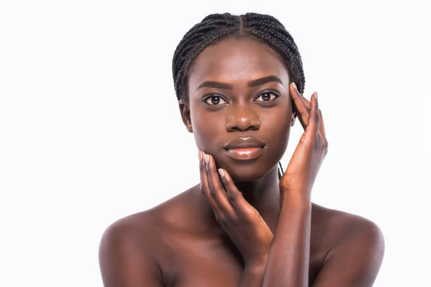 istock African beauty with perfect skin on white background 1124754617