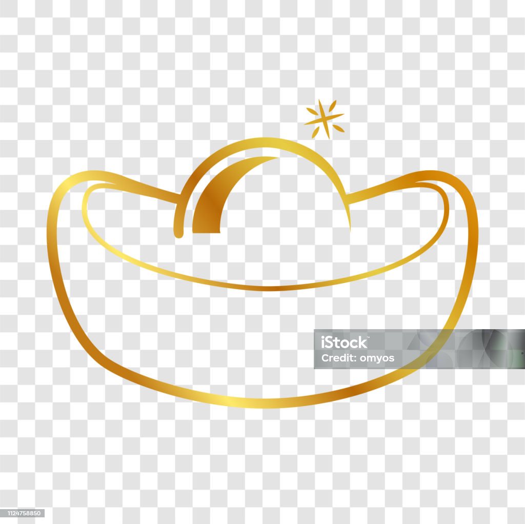 Vector simple icon Icon Golden Chinese Ingot, at transparent effect background simple icon Icon Golden Chinese Ingot, at transparent effect background Ancient stock vector