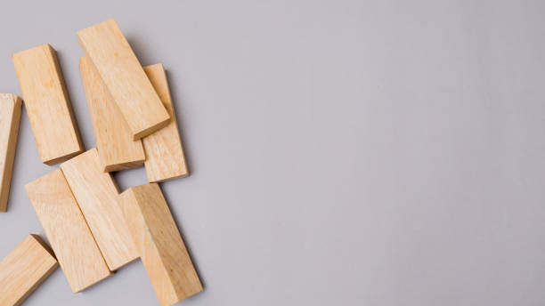 istock wood block game on gray background copy space 1124764215