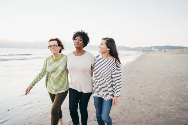 istock Making new connections on your retirement walks 1124770069
