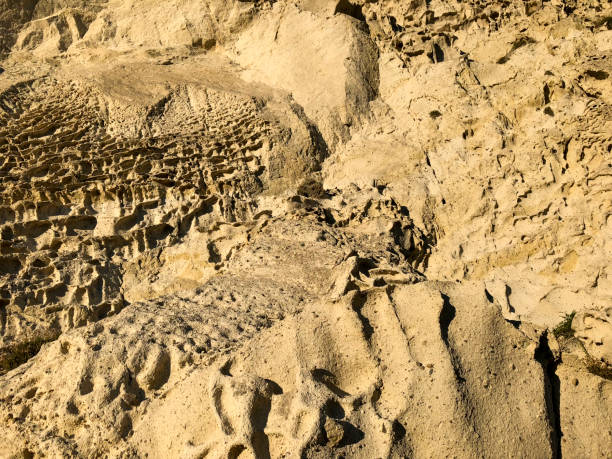 istock Shot of Cleopatra bays rocky wall. 1124774872