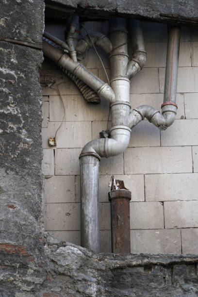istock Sewage and water pipes 1124775095