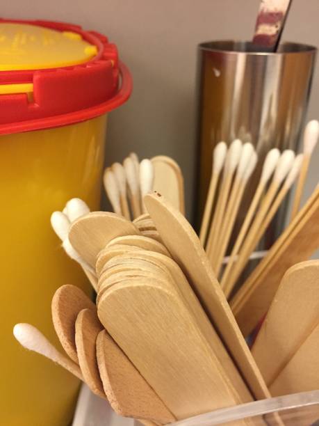 istock Medical swabs and spatula 1124784856
