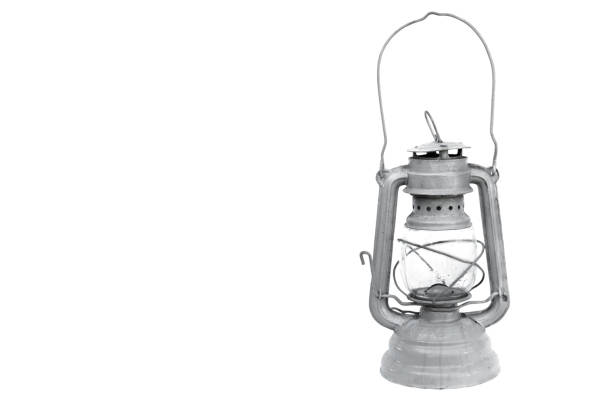 istock old gray petroleum lamp isolated on a white background 1124786248