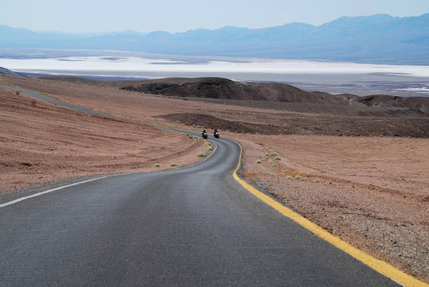 istock motorcycle riding in Death Valley 1124786308