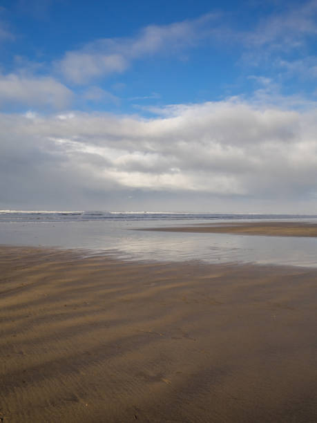 istock Beautiful beach scene at Westward ho! in North Devon 1124795880