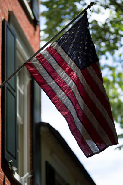 istock American Flags Alexandria, VA 1124796602