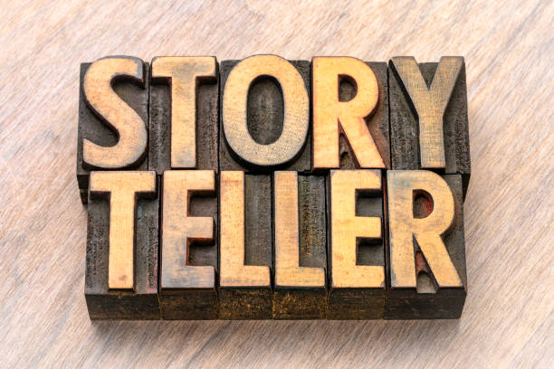 istock storyteller word in wood type 1124799117