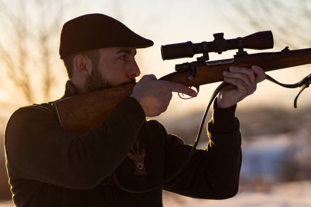 istock He is holding his prey in the crosshairs 1124799593