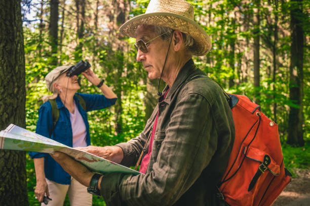 istock senior couple enjoying the nature together 1124802229