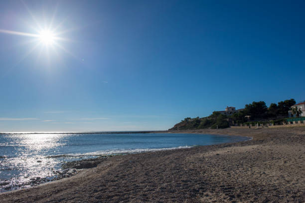 Punta Umbria beach in Huelva of Andalusia in Spain