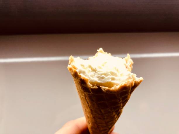 istock Ice cream been eaten away 1124818532