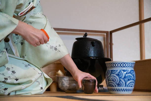 istock Traditional Japanese Tea Ceremony Performance - Kyoto, Japan 1124823776