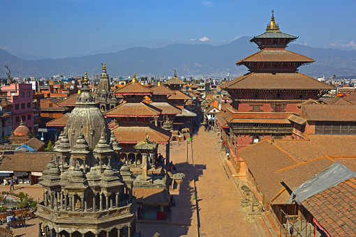 Durbar square in taken in Old city  Kathmandu, Nepal