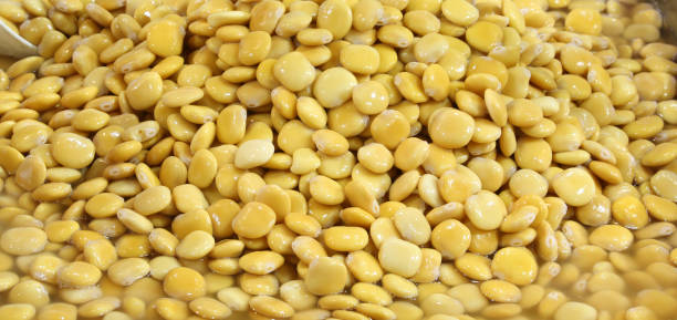 istock background of many yellow seed for sale 1124830102