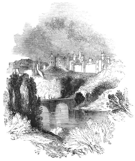 istock Alnwick Castle in Alnwick, England - 17th Century 1124832214