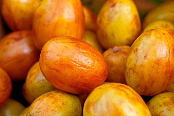 istock Fresh date fruits background 1124832229