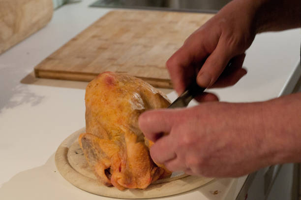 istock Prepare a guinea fowl 1124838391