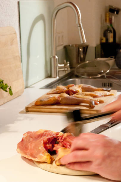 istock Prepare a guinea fowl 1124847096