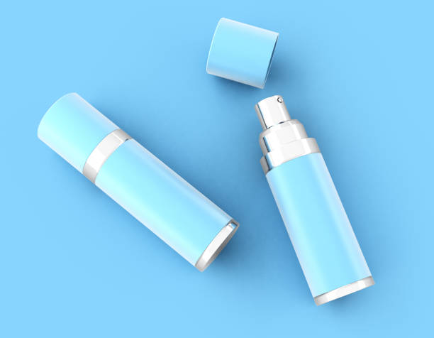 istock Blank sprays, cosmetic containers, mockup, template isolated 1124847224