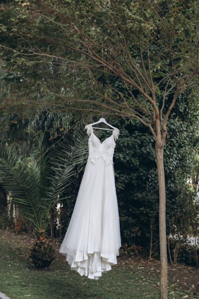 istock Beautiful wedding dress 1124851159