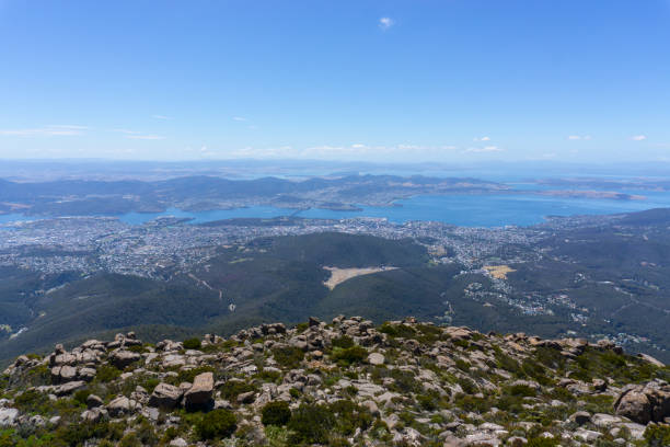 istock Hobart's city view from Wellington mountain 1124853310