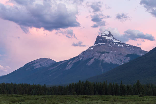 istock Sunset in the Canadian Rockies 1124863696