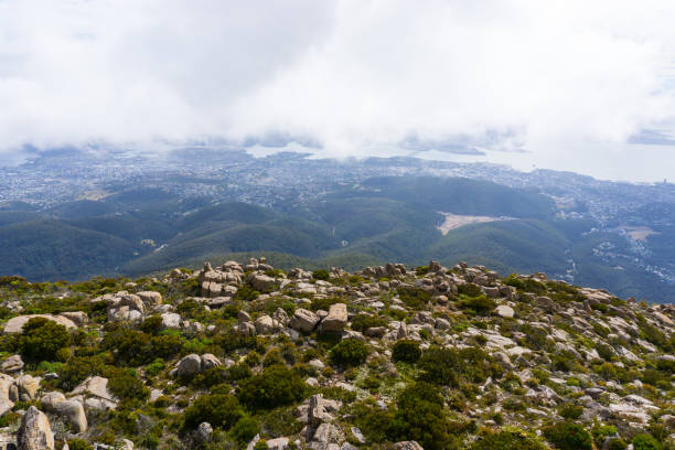 istock Hobart's city view from Wellington mountain 1124866774