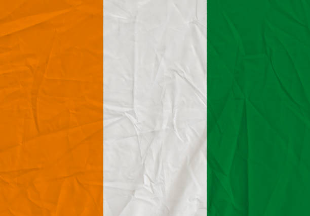 istock cote d'ivoire - Ivory Coast grunge flag 1124872642