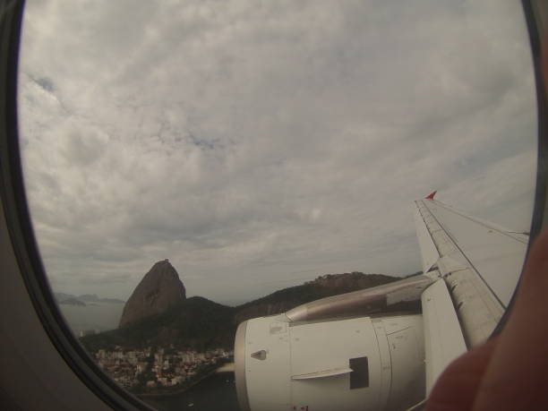 istock Rio de Janeiro seen from the airplane window 1124880813