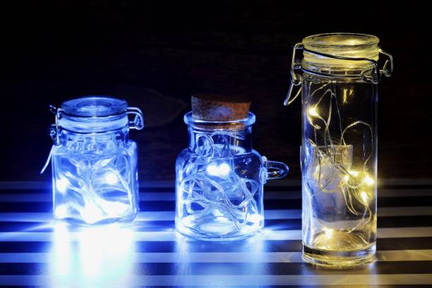 istock Lighting in the bottle / I put a light emitting diode in the bottle 1124887623