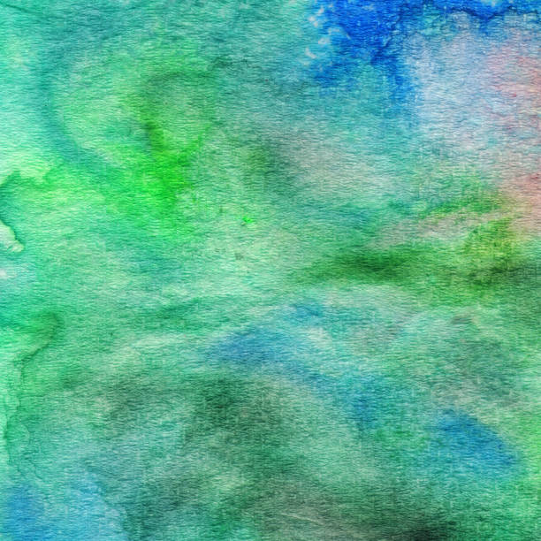 istock Blue green bright colored grunge background 1124893372