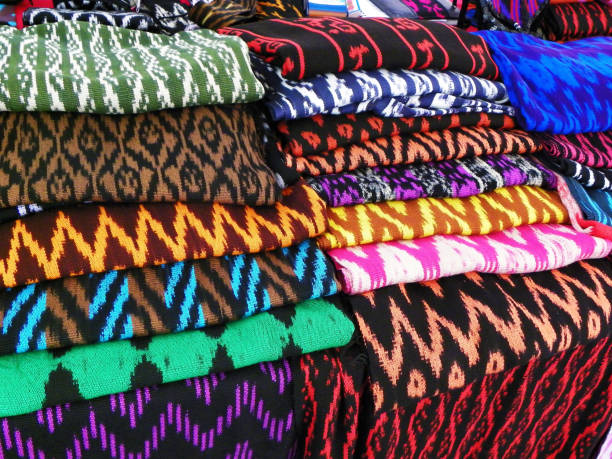istock Ecuadorian traditional scarves or Macanas 1124906800