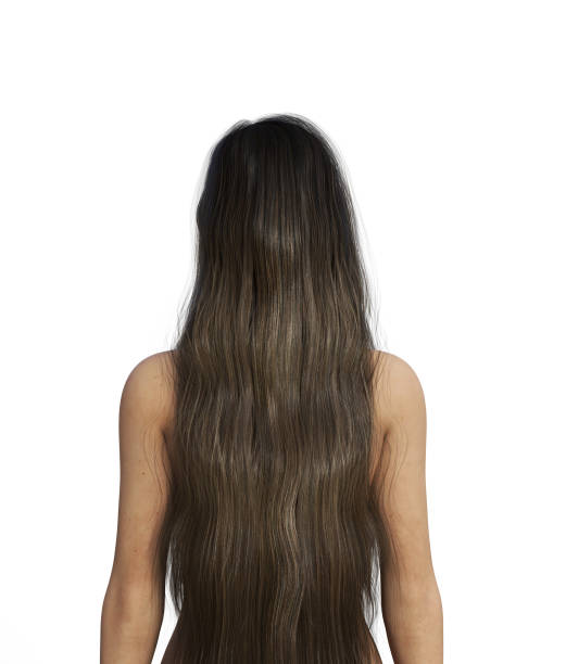 istock Ghost woman with long hair 1124908506