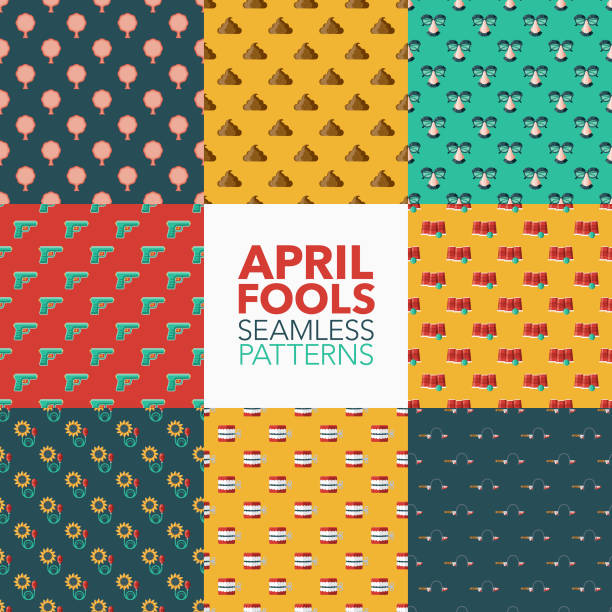 A seamless pattern set created from flat design icons, each of which can be tiled on all sides. File is built in the CMYK color space for optimal printing and can easily be converted to RGB. No gradients or transparencies used, the shapes have been placed into a clipping mask.
