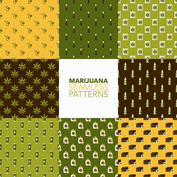 Marijuana Vector Pattern 520+ Medical Marijuana Background Stock Illustrations, Royalty-Free ...