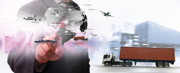 istock logistic, shipping business management 1124910854