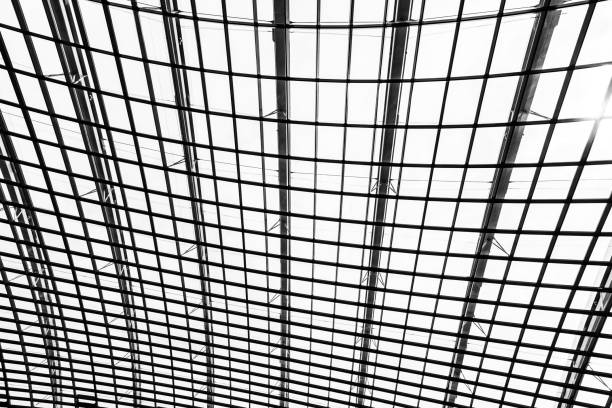 istock Abstract glass window roof architecture exterior 1124925533