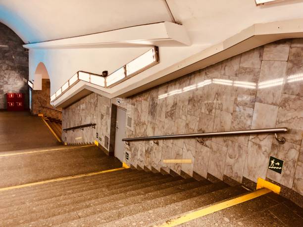 istock Subway entry in the morning 1124945460