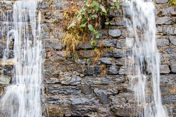 Man made outdoor rock staircases